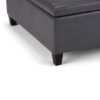 Ellis - Coffee Table Storage Ottoman - Stone Gray - Image 4