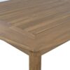 Acacia Wood Dining Table 8 Person Outdoor Table, Farmhouse Furniture For Patio, Garden, Backyard - Light Brown - Image 12