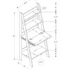 Computer Desk For Home Office, Laptop, Leaning, Storage Shelves, Contemporary & Modern - Espresso - Image 7