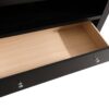 Elegant Transitional Media Chest - Black - Image 4