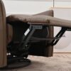 29.92" 270 Power Swivel Rocker Recliner Chair, Electric Glider Reclining Sofa With USB Ports, Power Swivel Glider, Rocking Chair Nursery Recliners For Living Room Bedroom - Brown - Image 14