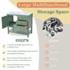 Bathroom Vanity With Undermount Sink, Free Standing Vanity Set With 2 Drawers & Soft Closing Doors, Bathroom Storage Cabinet With Feet - Green - Image 6