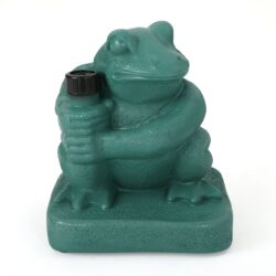 Whimsical - Frog Neptune Umbrella Base Concrete - Green
