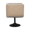 Boucle Swivel Chair - Cream - Image 10