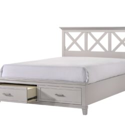 King X Storage Bed - Gray