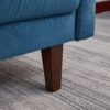 Luxurious Comfort Stationary Loveseat - Space Blue - Image 17
