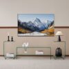 Clear Glass TV Table, Tempered Glass Stand For Living Room Decor - Transparent - Image 5