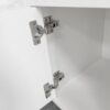 Living Room Sideboard Storage Cabinet With LED Light, Modern Kitchen Unit Cupboard Buffet Wooden Storage Display Cabinet - White - Image 18