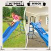 Xsl003 2.2M Kids Plastic Slide Indoor Freestanding Playground Equipment Children Plastic Slide Kids Indoor Slide - Blue - Image 2