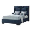 Yaris - Queen Bed - Navy Blue - Image 2