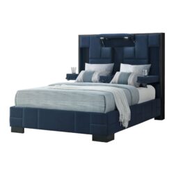 Yaris - Queen Bed - Navy Blue
