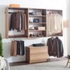 Devi - Wall Mounted Wood Closet System & Modular Units And Warm - Oak - Image 8