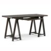Sawhorse - Desk - Dark Chestnut Brown - Image 3