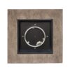 Outdoor Patio Gas Burning Fire Pit Table 50, 000 Btu, Square, Iron Wood Pattern - Brown - Image 11