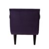 Alma - Tufted Flared Arm Entryway Bench - Purple - Image 4