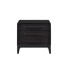 3 Drawer Nightstand With USB - Black - Image 2
