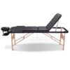 Massage Table Portable Massage Bed Lash Bed With Carrying Case Spa Table Height Adjustable, Salon Bed Face Cradle Bed - Black - Image 6