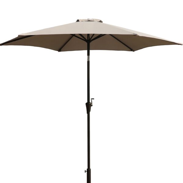 9' Pole Umbrella With Carry Bag - Gray