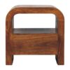 Darcy - Nightstand With Drawer And Open Shelf - Brown - Image 9