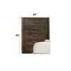 Elettra - Rustic Chest - Walnut - Image 7