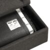 Convertible Ottoman Sleeper With Memory Mattress And Tufted Design, Folding Sofa Bed - Dark Gray Linen - Image 16