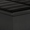 Ellis - Coffee Table Storage Ottoman - Distressed Black - Image 9