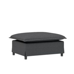 Ottoman Module For Modular Sectional Sofa Wide Seat - Gray