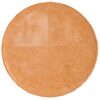 Brody - Round Coffee Table Pouf - Distressed Brown - Image 2