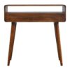 Curved Console Table - Chestnut - Image 9