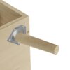 2 Door Shoe Rack, Freestanding, Modern Shoe Storage Cabinet, For Entryway - Natural - Image 20