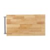 Aidah - Contemporary Kitchen Cart With Wheels - Gray - Image 6