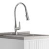 Beckham - Laundry Cabinet & Faucet And Stainless Steel Sink - White - Image 6