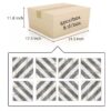 Polished Waterjet Marble Tile For Floor And Wall Stone - White / Gray - Image 2