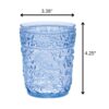 Paisley - Acrylic Glasses Drinking (Set of 4), Bpa Free, 13Oz - Blue - Image 3
