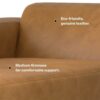 Rex - Left Chaise Sofa Module - Brown - Image 11