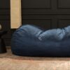 Marlin - 6.5 Foot Cylindrical Bean Bag With Removable Suede Cover - Midnight Blue - Image 5