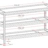 Skyler - TV Media Stand - Dark Cognac Brown - Image 6