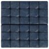 Harrison - Small Square Coffee Table Storage Ottoman - Blue - Image 3