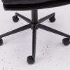 Office Chair Mid Back Desk Chair Modern Excutive Office Chair With Arms And Wheels For Home Office - Black - Image 5