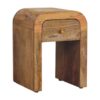 Darcy - Mini Nightstand With Curved Edges - Beige - Image 2
