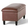 Emily - Storage Ottoman - Cognac - Image 3