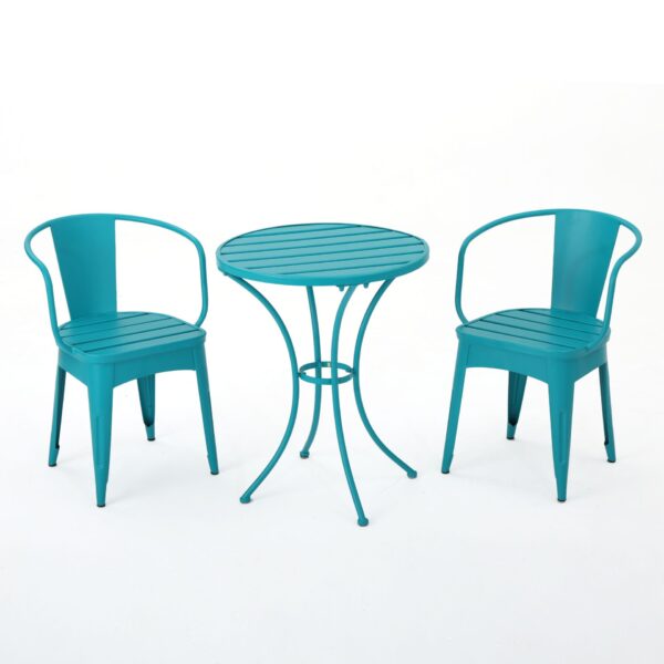 Colmar - 3 Piece Metal Set - Teal