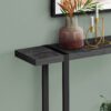 Accent Console Table For Entryway, Contemporary - Black - Image 8