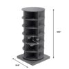 360 Rotating Shoe Cabinet 6 Layers - Gray - Image 3