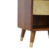 Manila - 1 Drawer Nightstand - Chestnut - Image 5