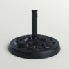 Rust-Resistant Resin Umbrella Base - Black - Image 12
