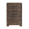 Plinz - 5 Drawer Chest - Brown - Image 2