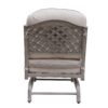 Cast Aluminum Club Motion Chair With Cushion (Set of 2) - Gray - Image 4