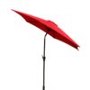 9' Pole Umbrella With Carry Bag - Red - Image 4