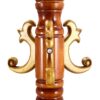 Modern Crabapple Hanger With Resin Stainless Steel Multifunctional Storage Rack - Wood - Image 7